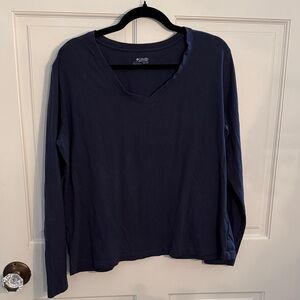 Columbia Women's Deep Blue Long Sleeve Tee